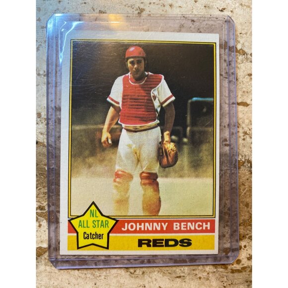 1978 Topps Johnny Bench Cincinnati Reds NL All Star Catcher #300 Baseball Card I - Picture 1 of 2
